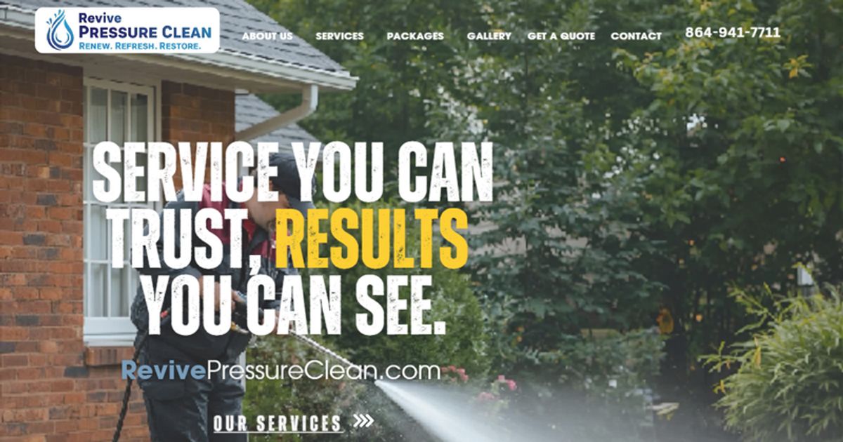 Revive Power Washing Revive Pressure Clean - Pressure Washing Services in Greenwood SC